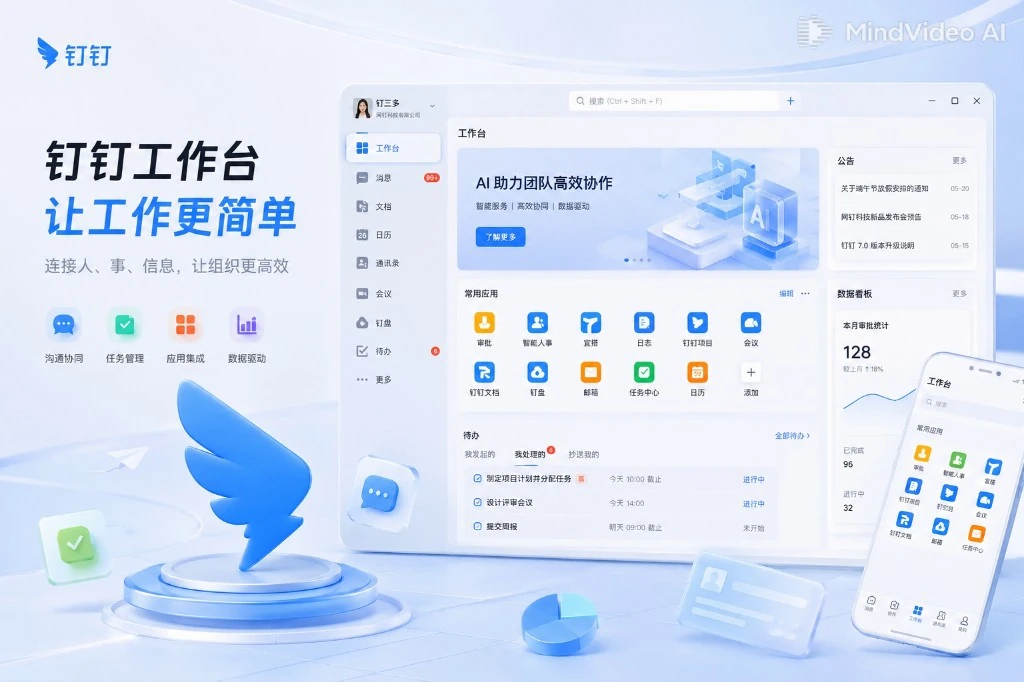 钉钉网页版官网部门主页与职责可见